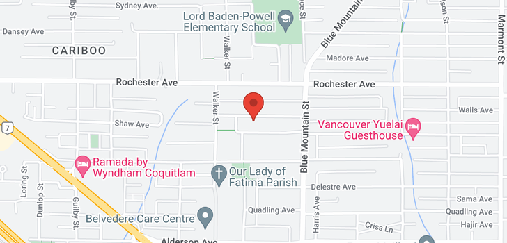 map of 812 SHAW AVENUE